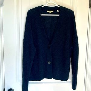 Vince navy soft cardigan M